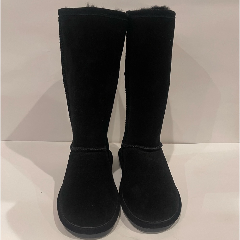Bearpaw calf suede Black Boot size 7